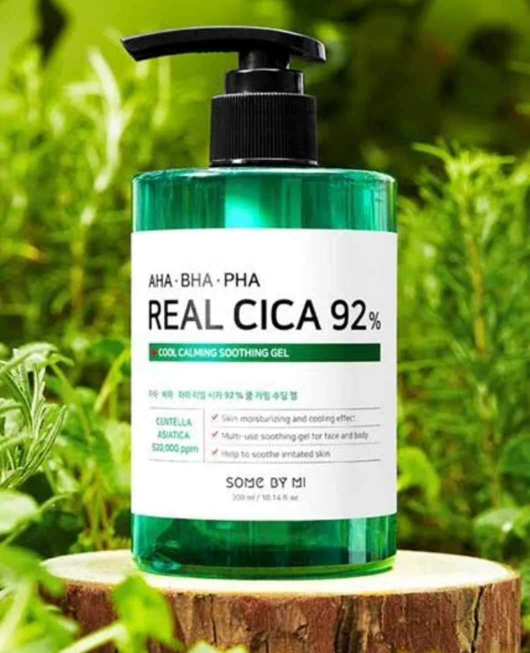 SOME BY MI - AHA, BHA, PHA Real Cica 92% Cool Calming Soothing Gel 300ML